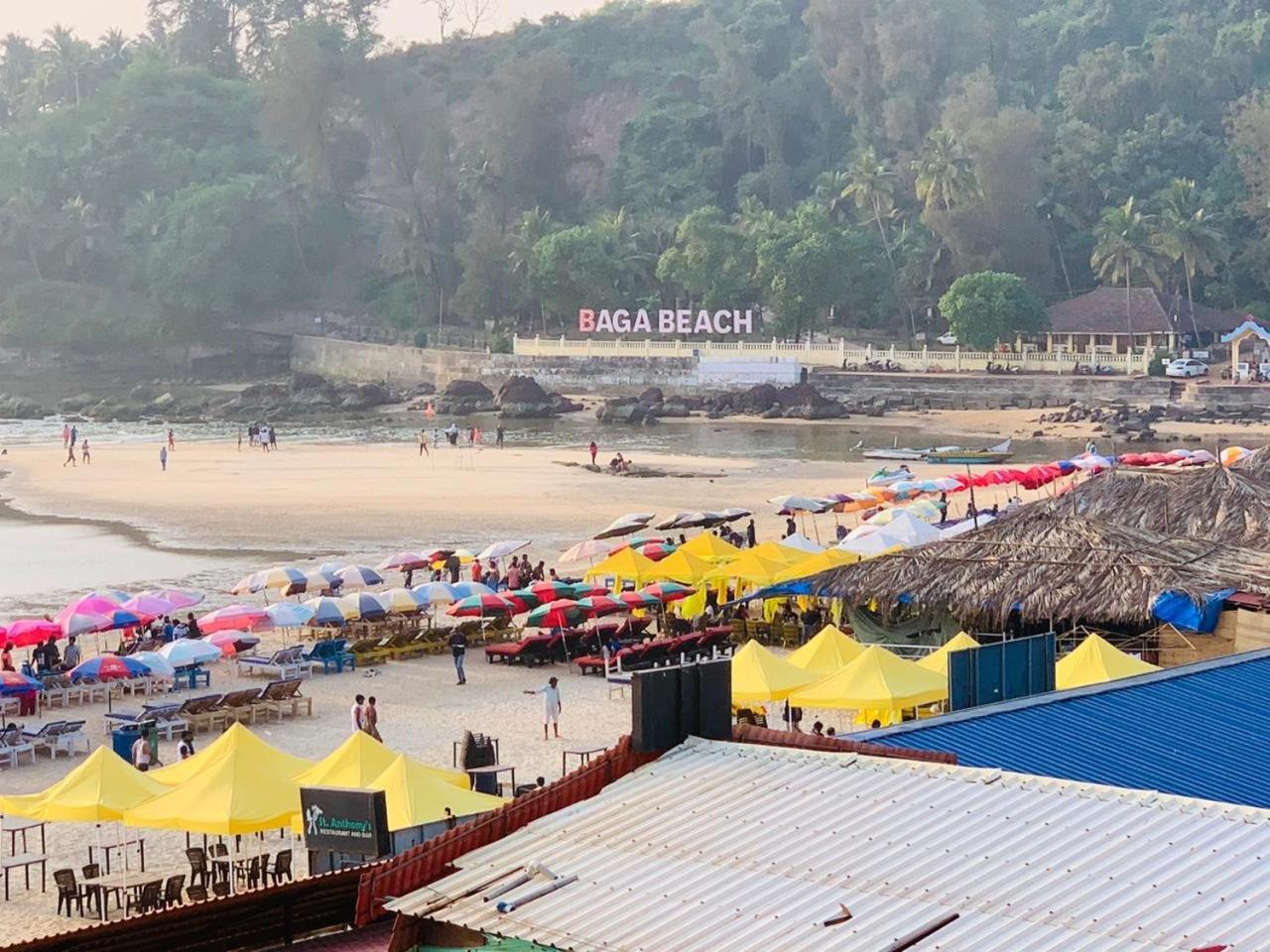 Baga Beach Sunset Hotel Exterior photo